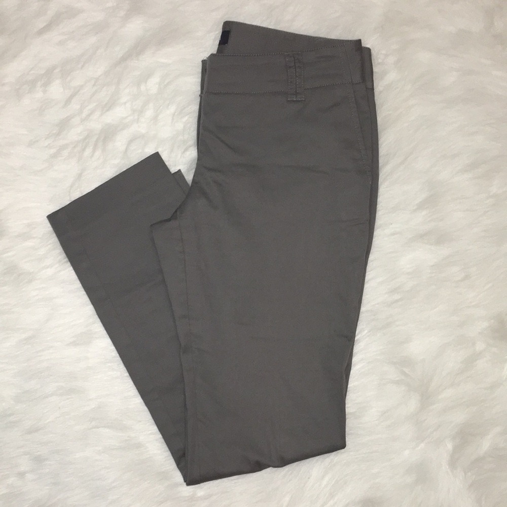 Womens Nautica Grey marina fit straight pants size 2 casual pants